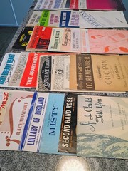 Lot Of 29 Assorted Vintage Sheet Music and music books multiple artists