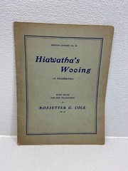 Antique 1904 Hiawathas Wooing A Melodrama With Music For The Pianoforte