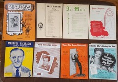 Lot Of 57 Music Books Sheet Music 1904-1983 Various Artists Genres See Photos
