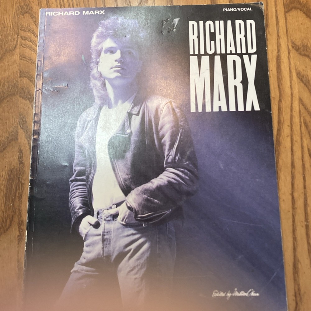 Richard Marx Pop Piano Vocal Song Book by Cherry Lane Music Company Inc.