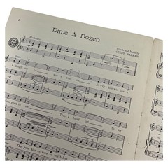 Cindy Walker Sheet Music Dime A Dozen 1949 Piano Vocal Easy Listening