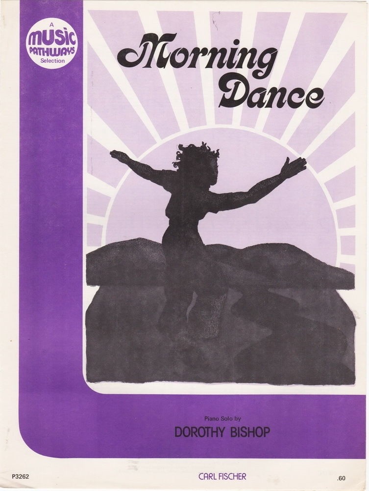 Morning Dance Piano Solo, 1977 vintage sheet music
