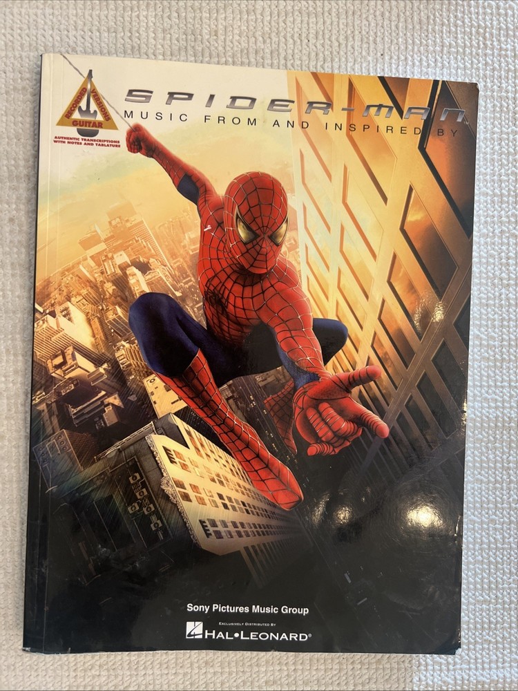 Spider-Man Music From and Inspired By sheet music book 126 pages.