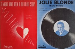 Lot of 40 Vintage 1940s Sheet Music Pieces All G or VG Pkg 1