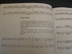 Teach Yourself Rock Bass by David C. Gross published by Amsco 61 pages