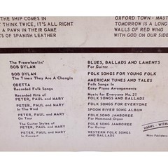 Another Side of Bob Dylan Recorded Hits Sheet Music Songbook M. Witmark & Sons