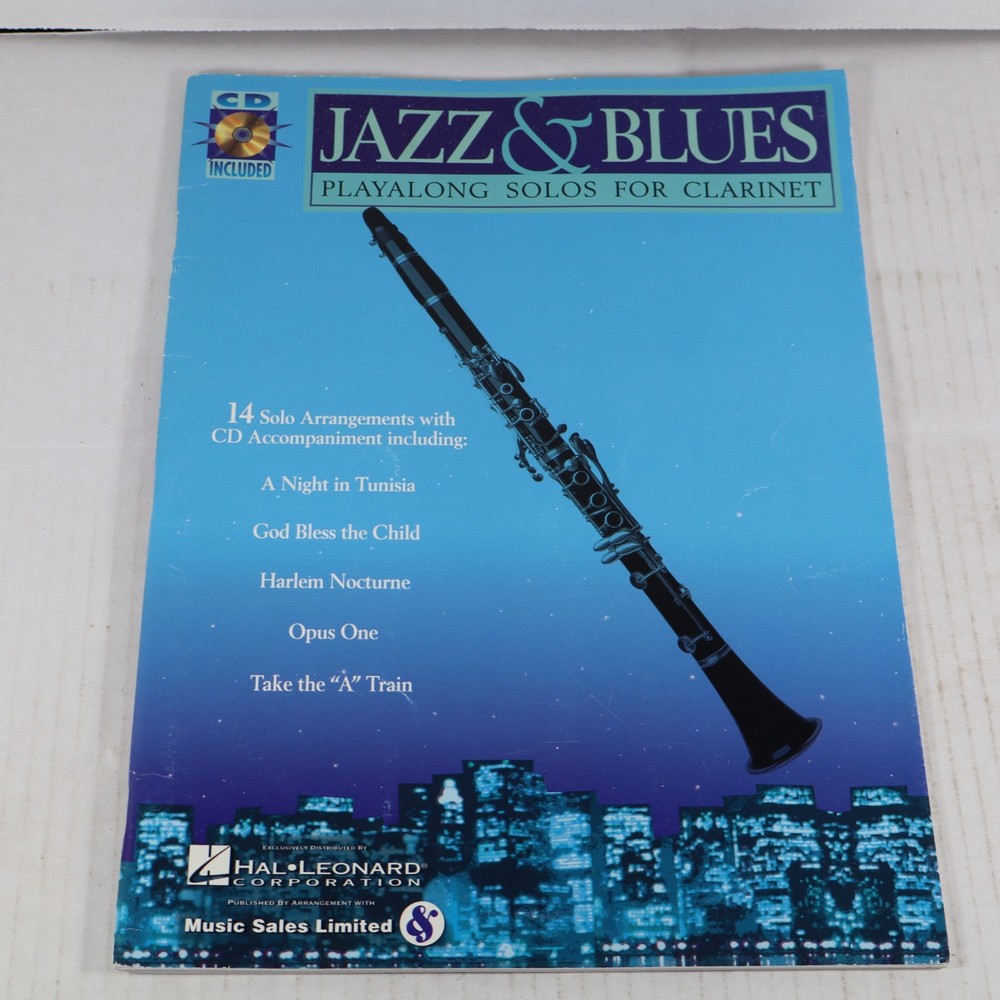 Hal Leonard Jazz Blues Playalong Solos Clarinet Book/Online Audio