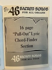46 Sacred Songs For All Organs Songbook