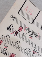 Vintage Professional Jazz Big Band Set – « Sid&rsquo;s Bounce » – 5 Parts – Emmitt Clem