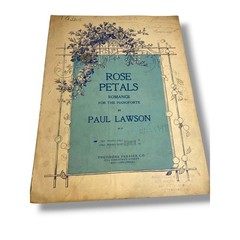 1908 Rose Petals Romance For the Pianoforte Paul Lawson Theodore Presser