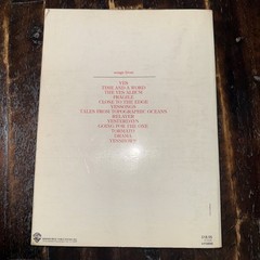 YES Complete Deluxe Edition Songbook Warner Bros. Publications PB 1975 VG