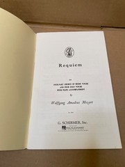 Mozart Requiem SATB Choral Sheet Music NEW 050324450