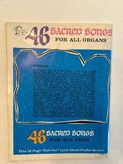 46 Sacred Songs For All Organs Songbook