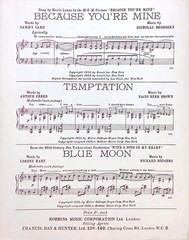 If You&rsquo;re In Love Sheet Music The Four Poster British UK 1952 Film Rex Harrison