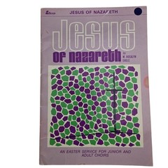 Jesus Of Nazareth Easter Service Choir Book Lillenas Sheet Music Cantata 1971