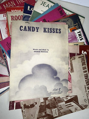 Sheet Music Lot of 80+Vintage Colorful Photos for Framing 1920s-50s, most 1940s