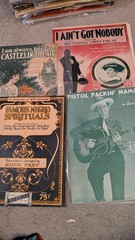Lot 300+ Antique Sheet Music Minstrels Piano Ephemera Schirmer Black Americana