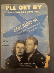 I&rsquo;ll Get By Vintage Sheet Music Featured In A Guy Named Joe 1943 Irving Berlin
