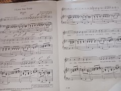 Songbook for Music and Lyrics « I Love You Truly »