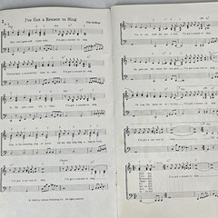 Reasons To Sing Youth Songbook Piano Lillenas Christian Music Songs 1971 Vintage