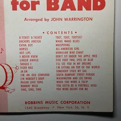 Robbins Music Corporation MPN 30 Spot Hits for Band Oboe Song Book Marching