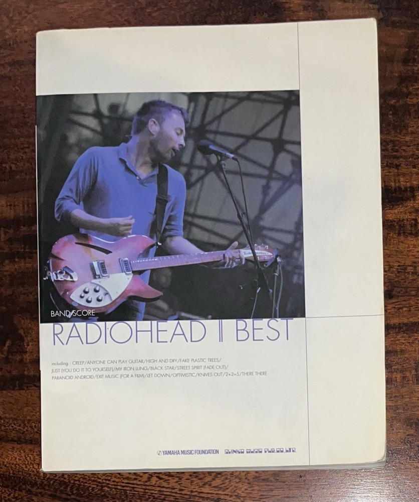 RADIOHEAD II BEST Band Score 2004 Yamaha Music Shinko Music Japan Guitar Tab