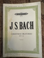 Edition Peters Nr. 38 Christmas Oratorio BWV 248 for Voice And Orchestra