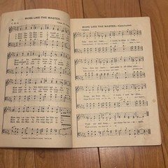 Antique 1904 Songs of Worship and Grace Hymnal – L.W. Munhall Cloth Cover 5×7