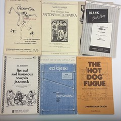Choral Octavo Lot Pop Show Tunes Sheet Music SAB Chorus Tom Springfield