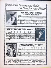 The Sleepy Town Express Sheet Music Haven Gillespie 1930 Fox Trot Novelty