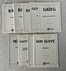 Kalmus Classic Edition Sheet Music Lot of 9 for Violin and Piano Free Shipping