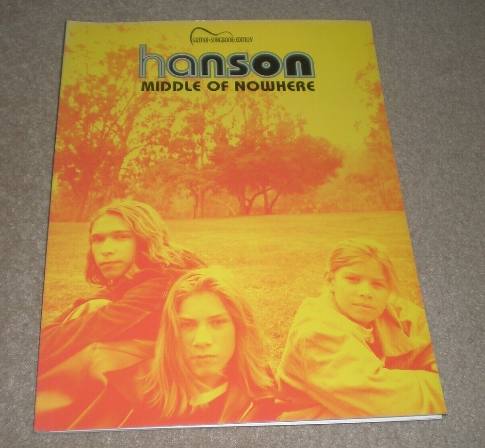 HANSON Middle Of Nowhere Guitar Tab SONGBOOK & Pullout Poster RARE