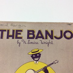 The Banjo N Louise Wright Vintage Piano Solo Sheet Music Book Intermediate