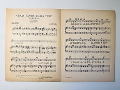 Vintage 1927 “Vo-Do-De-O (Crazy Words Crazy Tune)” Sheet Music Jack Yellen VG