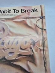 Vintage Chicago “Hard Habit To Break” Sheet Music Original 1984