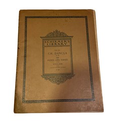 6 Petits Ars Varies for Violin CH Dancla Volume 785 Op 89 Schirmer Library