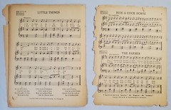 Mystery Children&rsquo;s Songbook Sheet Music Anthology 1944 MM Cole Vintage No Cover