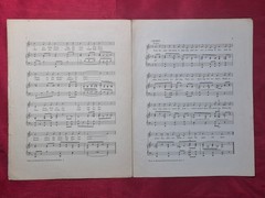 Where The Morning Glories Twine Around The Door, 1905, Antique Sheet Music RARE!
