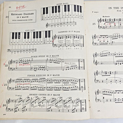 Couperin Second Book Intermediate Piano Studies Adult Students Bach Music Vtg