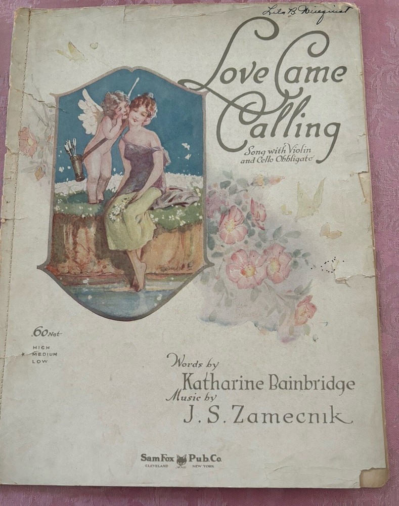 Love Came Calling Song With Violin And Cello Obbligate’