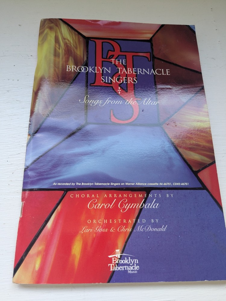 The Brooklyn Tabernacle Choir Songs From The Altar Songbook 1998 Carol Cymbala