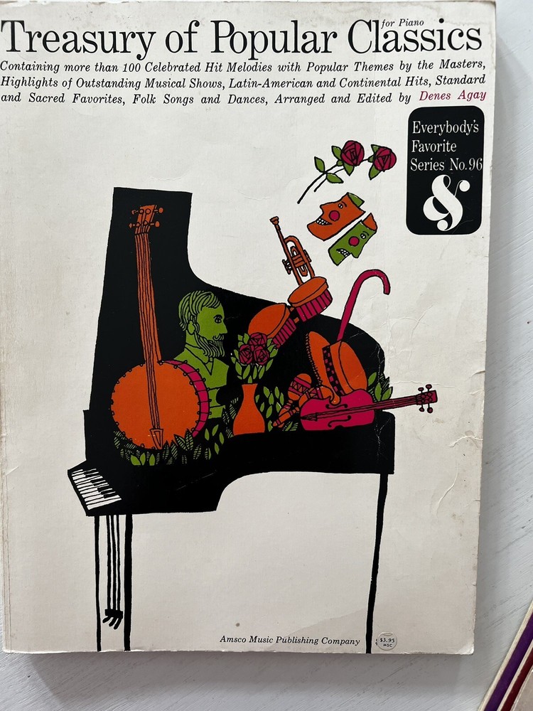 Treasury Of Popular Classics Music For Piano 108 Well Loved Musical Themes 1955