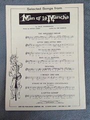 VTG Broadway Sheet Music Camelot Man of La Mancha Music Man Stop The World