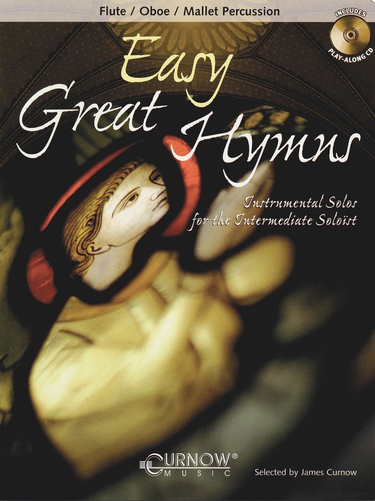 Easy Great Hymns Flute Oboe Solo Christian Sheet Music Play-Along Song Book CD