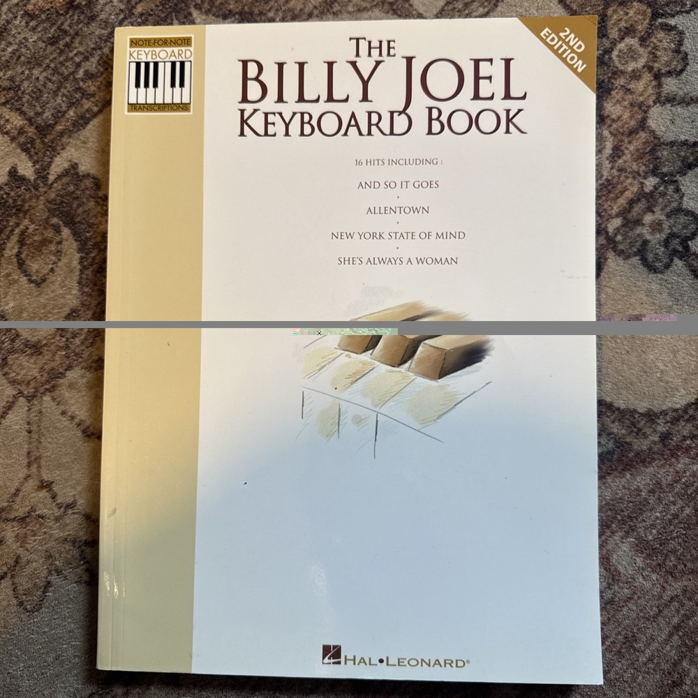 Billy Joel- Keyboard Book- Note for Note Piano 2nd Edition