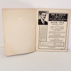 Vintage 1946 John W Schaum Adult Piano Course Book 1 Music Instruction Book