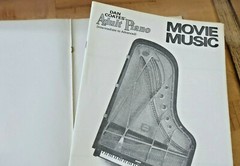 Dan Coates&rsquo; Adult Piano MOVIE MUSIC (Intermediate to Advanced) sheet music 1989