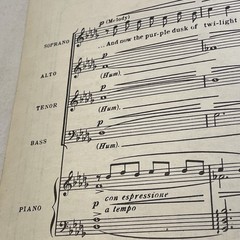 1929 Star Dust Sheet Music Hoagy Carmichael Mitchell Parish SATB Mixed Voices