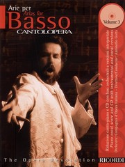 Arias for Bass Vol 3 Cantolopera Vocal Piano Opera Sheet Music Book CD Pack