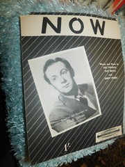 VINTAGE ORIGINAL SHEET MUSIC 1952 NOW DICK JAMES